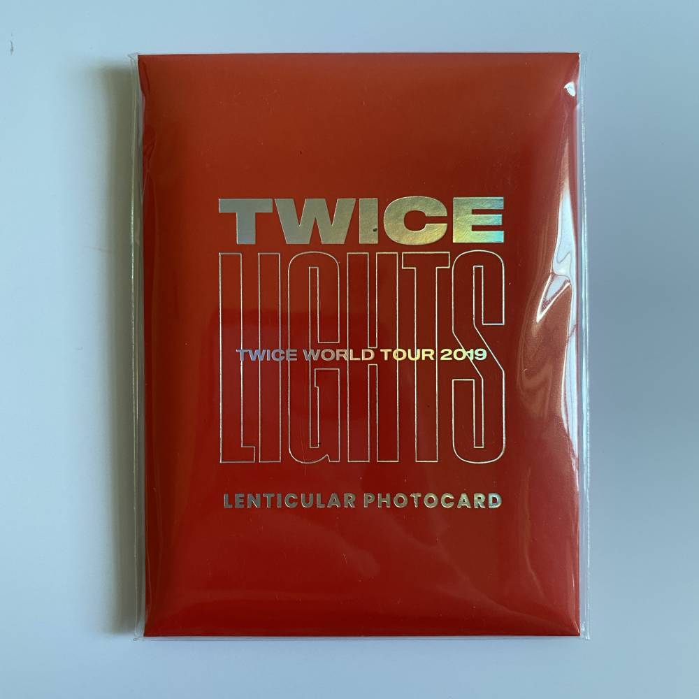TWICE 'TWICELIGHTS' WORLD TOUR 2019 MD - LENTICULAR PHOTOCARD SET (B)